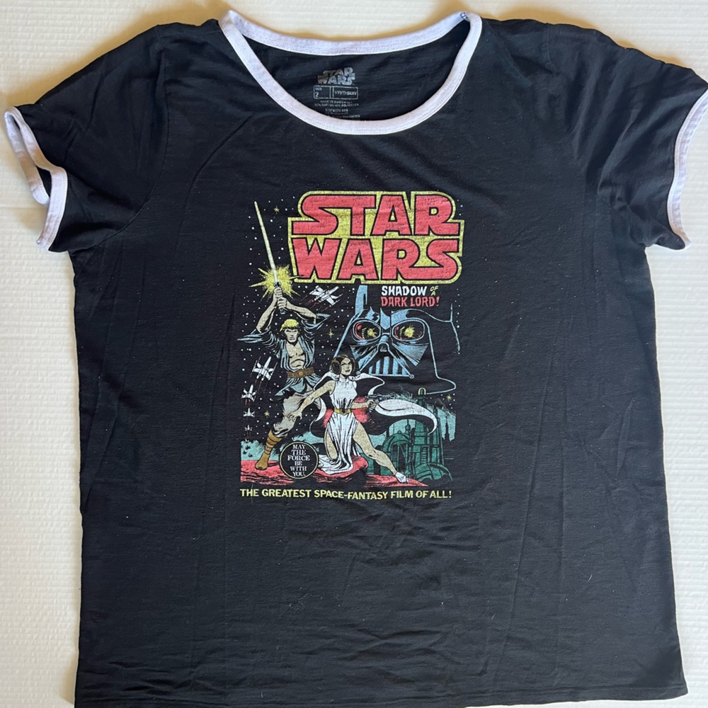 Women’s, Torrid ringer tshirt, size 2 (2XL), Star Wars.